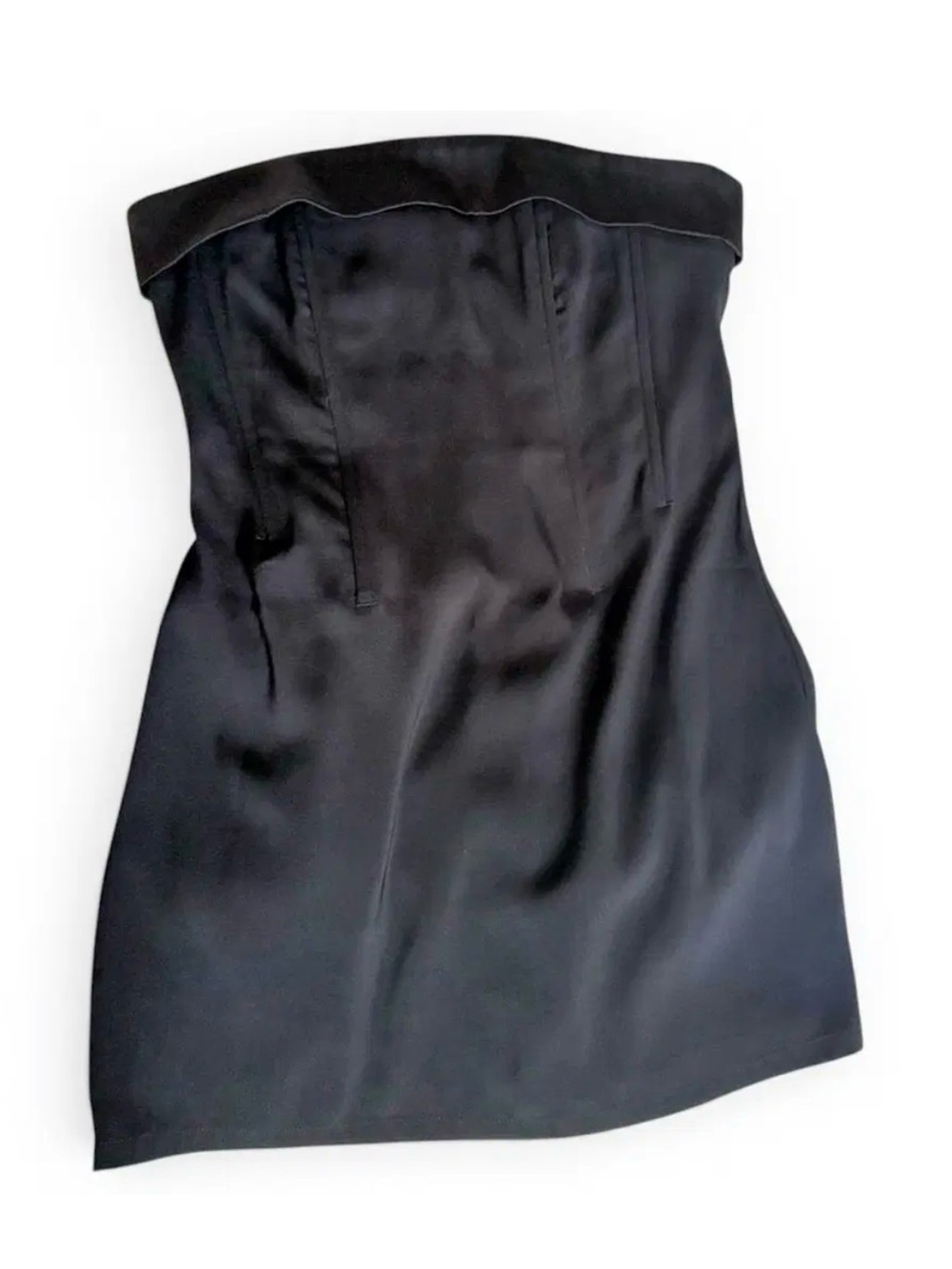 With Jéan Chloe Dress | Black Strapless Corset Mini